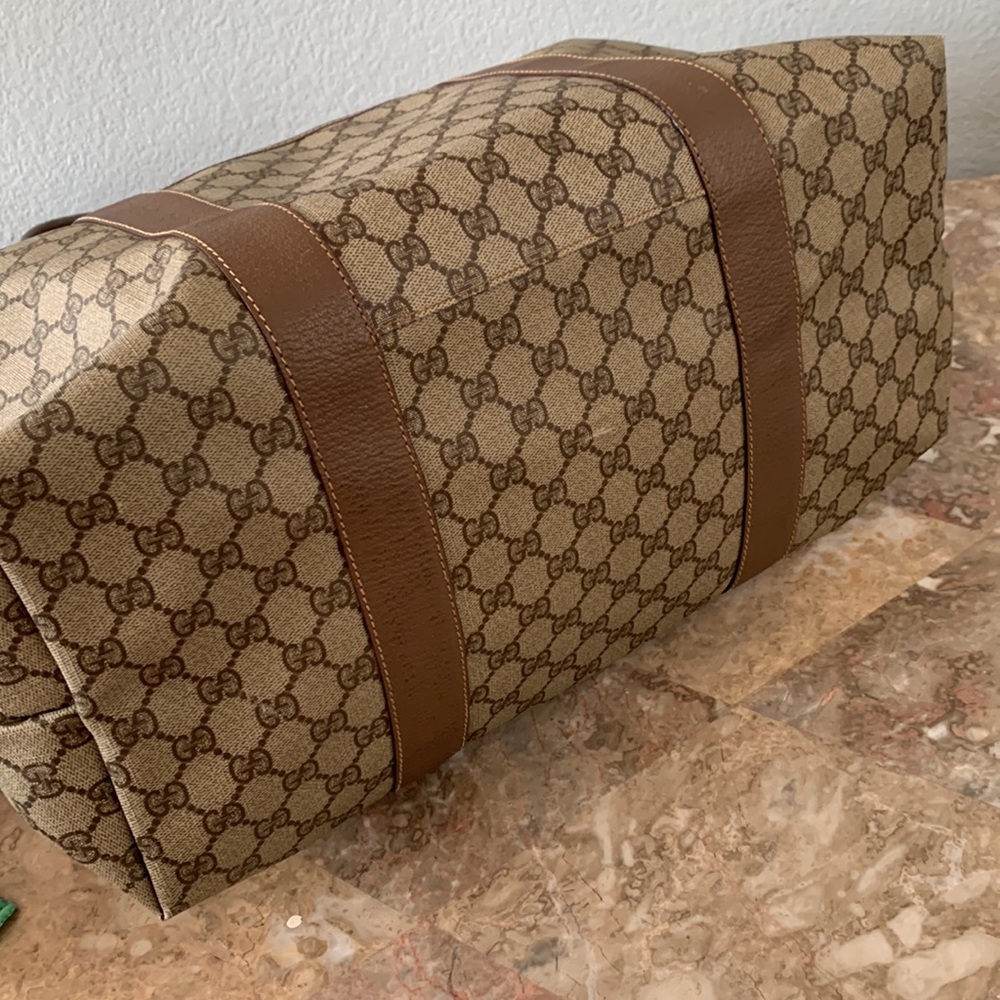 ❤️❤️SOLD❤️❤️Gucci GG pvc vintage travel/tote bag - Picture 7 of 17